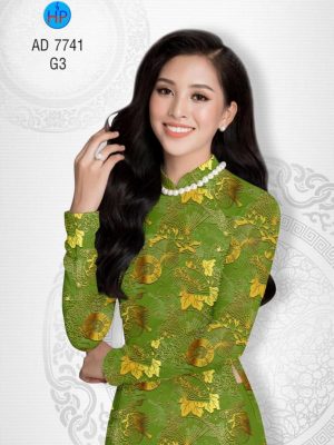 Vải áo dài Hoa in 3D giả gấm kiểu mới AD 7741 34 1568619921 400 Vai ao dai Hoa in 3D gia gam kieu moi