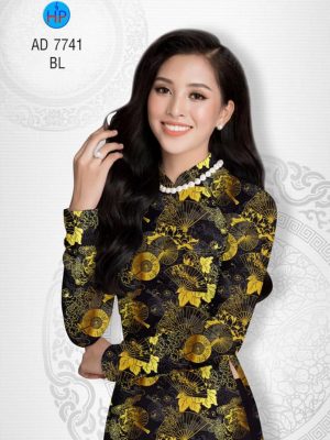 Vải áo dài Hoa in 3D giả gấm kiểu mới AD 7741 36 1568619921 526 Vai ao dai Hoa in 3D gia gam kieu moi