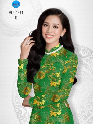 Vải áo dài Hoa in 3D giả gấm kiểu mới AD 7741 31 1568619921 652 Vai ao dai Hoa in 3D gia gam kieu moi