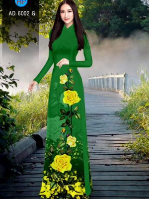 Vải áo dài Hoa hồng vàng thiết kế 2019 AD 6002 27 1568704916 882 Vai ao dai Hoa hong vang thiet ke 2019 AD