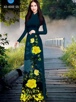Vải áo dài Hoa hồng vàng thiết kế 2019 AD 6002 36 1568704917 678 Vai ao dai Hoa hong vang thiet ke 2019 AD