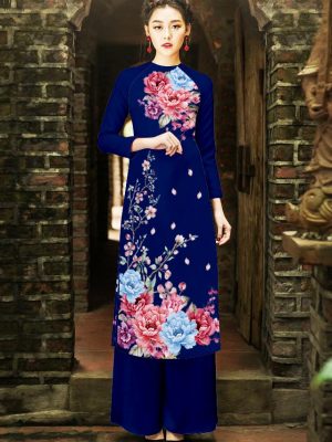 Vải áo dài hoa trên dưới thiết kế 2019 AD TTADK 2716 24 1568705890 103 Vai ao dai hoa tren duoi thiet ke 2019 AD