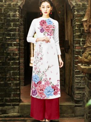 Vải áo dài hoa trên dưới thiết kế 2019 AD TTADK 2716 16 1568705890 446 Vai ao dai hoa tren duoi thiet ke 2019 AD