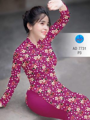 Vải áo dài Hoa và bi kiểu mới AD 7731 21 1568707308 453 Vai ao dai Hoa va bi kieu moi AD 7731