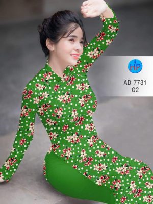 Vải áo dài Hoa và bi kiểu mới AD 7731 33 1568707309 734 Vai ao dai Hoa va bi kieu moi AD 7731