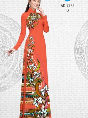 Vải áo dài Hoa in 3D kiểu mới AD 7755 21 1568793348 402 Vai ao dai Hoa in 3D kieu moi AD 7755