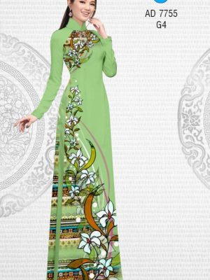 Vải áo dài Hoa in 3D kiểu mới AD 7755 25 1568793348 951 Vai ao dai Hoa in 3D kieu moi AD 7755