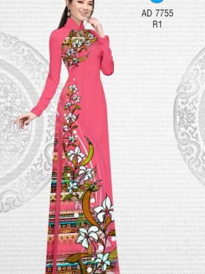 Vải áo dài Hoa in 3D kiểu mới AD 7755 35 1568793349 600 Vai ao dai Hoa in 3D kieu moi AD 7755