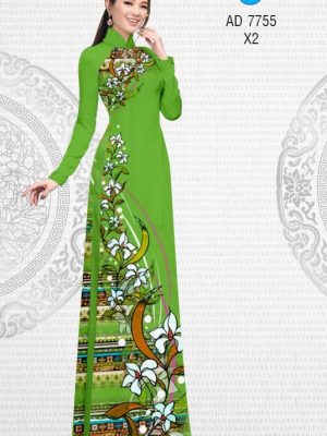 Vải áo dài Hoa in 3D kiểu mới AD 7755 34 1568793349 695 Vai ao dai Hoa in 3D kieu moi AD 7755