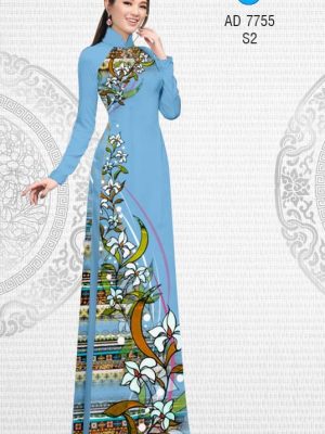 Vải áo dài Hoa in 3D kiểu mới AD 7755 37 1568793349 852 Vai ao dai Hoa in 3D kieu moi AD 7755