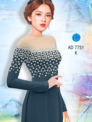 Vải áo dài Ngọc chấm bi kiểu mới AD 7751 22 1568793690 573 Vai ao dai Ngoc cham bi kieu moi AD 7751