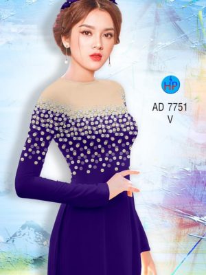 Vải áo dài Ngọc chấm bi kiểu mới AD 7751 28 1568793691 44 Vai ao dai Ngoc cham bi kieu moi AD 7751