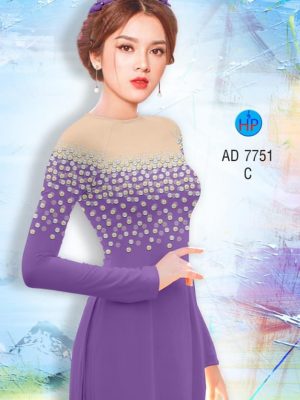 Vải áo dài Ngọc chấm bi kiểu mới AD 7751 35 1568793692 703 Vai ao dai Ngoc cham bi kieu moi AD 7751