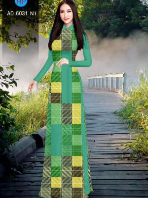 Vải áo dài Sọc carô thiết kế 2019 AD 6031 22 1568874316 216 Vai ao dai Soc caro thiet ke 2019 AD 6031