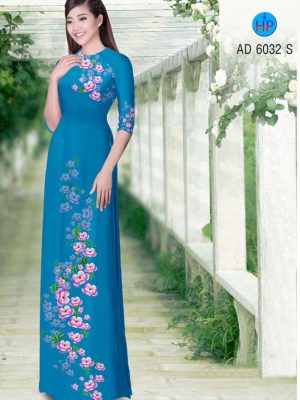Vải áo dài Hoa in 3D kiểu mới AD 6032 33 1568874440 421 Vai ao dai Hoa in 3D kieu moi AD 6032