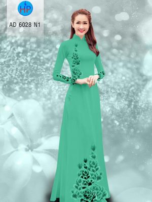 Vải áo dài hoa trên dưới thiết kế 2019 AD 6028 27 1568876726 391 Vai ao dai hoa tren duoi thiet ke 2019 AD