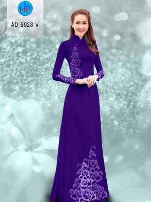 Vải áo dài hoa trên dưới thiết kế 2019 AD 6028 34 1568876726 443 Vai ao dai hoa tren duoi thiet ke 2019 AD