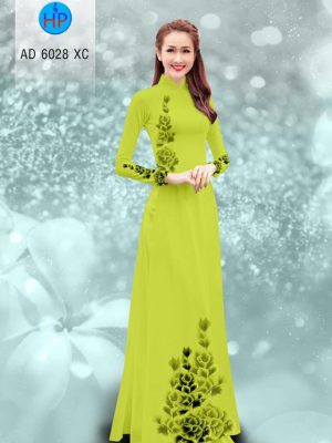 Vải áo dài hoa trên dưới thiết kế 2019 AD 6028 21 1568876726 78 Vai ao dai hoa tren duoi thiet ke 2019 AD