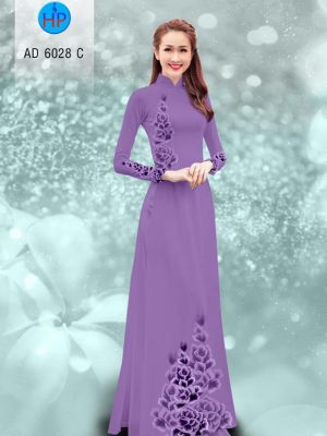 Vải áo dài hoa trên dưới thiết kế 2019 AD 6028 23 1568876726 876 Vai ao dai hoa tren duoi thiet ke 2019 AD