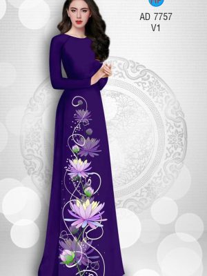 Vải áo dài hoa Sen mới ra AD 7757 36 1568876950 47 Vai ao dai hoa Sen moi ra AD 7757