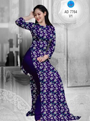 Vải áo dài Hoa Cúc thiết kế 2019 AD 7764 33 1568968801 818 Vai ao dai Hoa Cuc thiet ke 2019 AD 7764