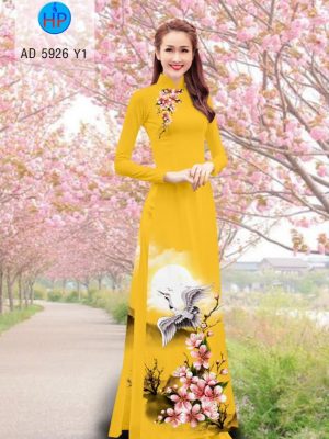 Vải áo dài Hoa Đào và Hạc mới ra AD 5926 33 1568969151 381 Vai ao dai Hoa Dao va Hac moi ra AD
