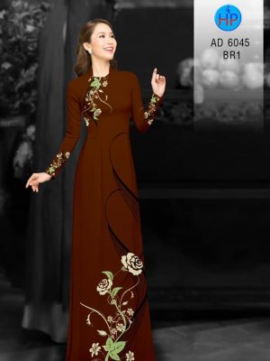 Vải áo dài Hoa hồng mới ra AD 6045 25 1569058721 409 Vai ao dai Hoa hong moi ra AD 6045