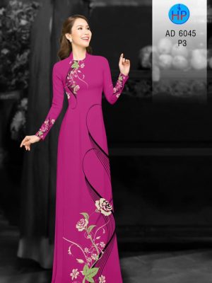 Vải áo dài Hoa hồng mới ra AD 6045 28 1569058721 608 Vai ao dai Hoa hong moi ra AD 6045