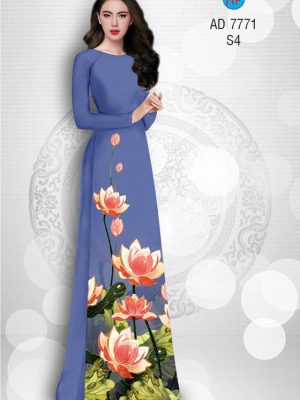 Vải áo dài Sen thiết kế 2019 AD 7771 25 1569309749 748 Vai ao dai Sen thiet ke 2019 AD 7771