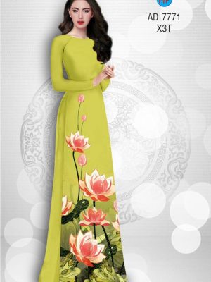 Vải áo dài Sen thiết kế 2019 AD 7771 23 1569309749 982 Vai ao dai Sen thiet ke 2019 AD 7771