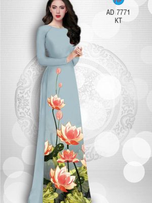 Vải áo dài Sen thiết kế 2019 AD 7771 30 1569309750 269 Vai ao dai Sen thiet ke 2019 AD 7771