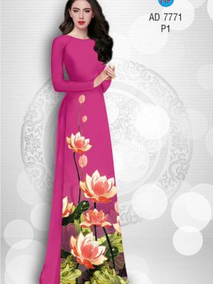 Vải áo dài Sen thiết kế 2019 AD 7771 28 1569309750 839 Vai ao dai Sen thiet ke 2019 AD 7771