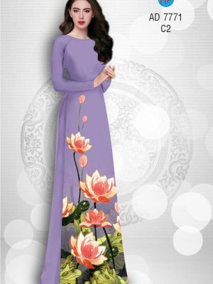 Vải áo dài Sen thiết kế 2019 AD 7771 34 1569309750 98 Vai ao dai Sen thiet ke 2019 AD 7771
