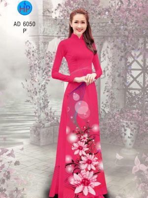Vải áo dài Hoa in 3D kiểu mới AD 6050 21 1569309980 113 Vai ao dai Hoa in 3D kieu moi AD 6050