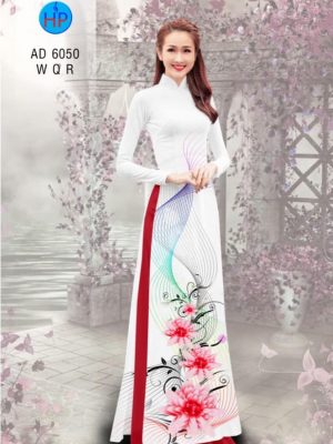 Vải áo dài Hoa in 3D kiểu mới AD 6050 35 1569309981 138 Vai ao dai Hoa in 3D kieu moi AD 6050