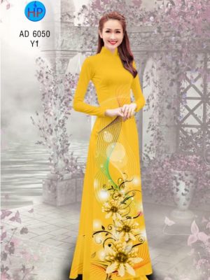 Vải áo dài Hoa in 3D kiểu mới AD 6050 36 1569309981 417 Vai ao dai Hoa in 3D kieu moi AD 6050