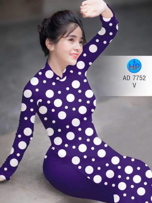 Vải áo dài chấm bi to kiểu mới AD 7752 34 1569310080 204 Vai ao dai cham bi to kieu moi AD 7752