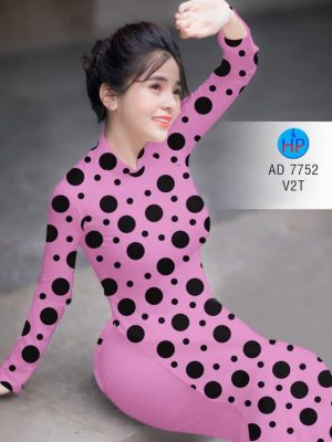 Vải áo dài chấm bi to kiểu mới AD 7752 33 1569310080 875 Vai ao dai cham bi to kieu moi AD 7752