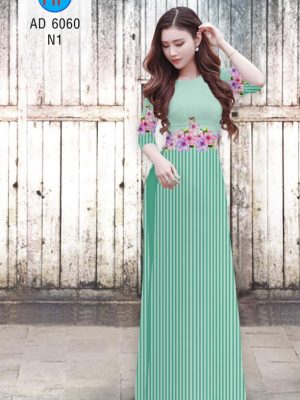 Vải áo dài Sọc và hoa mới ra AD 6060 22 1569401740 323 Vai ao dai Soc va hoa moi ra AD 6060