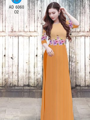 Vải áo dài Sọc và hoa mới ra AD 6060 21 1569401740 504 Vai ao dai Soc va hoa moi ra AD 6060