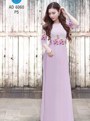 Vải áo dài Sọc và hoa mới ra AD 6060 26 1569401741 450 Vai ao dai Soc va hoa moi ra AD 6060