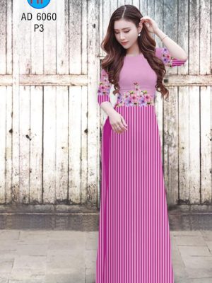 Vải áo dài Sọc và hoa mới ra AD 6060 27 1569401741 499 Vai ao dai Soc va hoa moi ra AD 6060