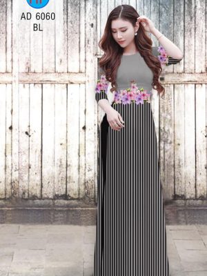 Vải áo dài Sọc và hoa mới ra AD 6060 33 1569401741 55 Vai ao dai Soc va hoa moi ra AD 6060