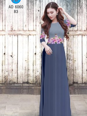 Vải áo dài Sọc và hoa mới ra AD 6060 34 1569401741 707 Vai ao dai Soc va hoa moi ra AD 6060