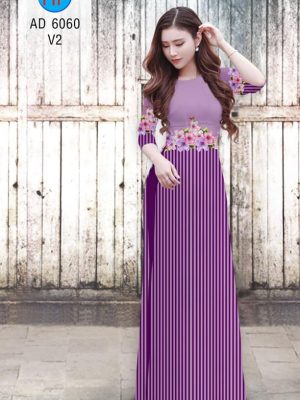 Vải áo dài Sọc và hoa mới ra AD 6060 32 1569401741 816 Vai ao dai Soc va hoa moi ra AD 6060