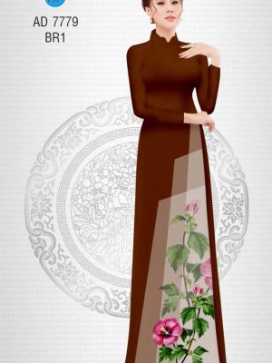 Vải áo dài Hoa Dâm Bụt kiểu mới AD 7779 23 1569401902 323 Vai ao dai Hoa Dam But kieu moi AD 7779