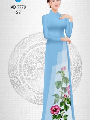 Vải áo dài Hoa Dâm Bụt kiểu mới AD 7779 34 1569401902 486 Vai ao dai Hoa Dam But kieu moi AD 7779
