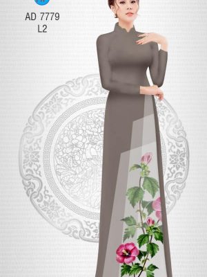 Vải áo dài Hoa Dâm Bụt kiểu mới AD 7779 25 1569401902 489 Vai ao dai Hoa Dam But kieu moi AD 7779