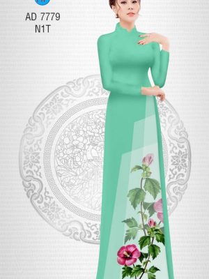 Vải áo dài Hoa Dâm Bụt kiểu mới AD 7779 28 1569401902 72 Vai ao dai Hoa Dam But kieu moi AD 7779
