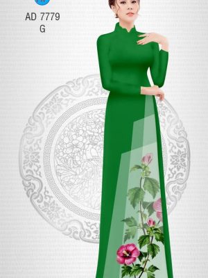 Vải áo dài Hoa Dâm Bụt kiểu mới AD 7779 22 1569401902 810 Vai ao dai Hoa Dam But kieu moi AD 7779